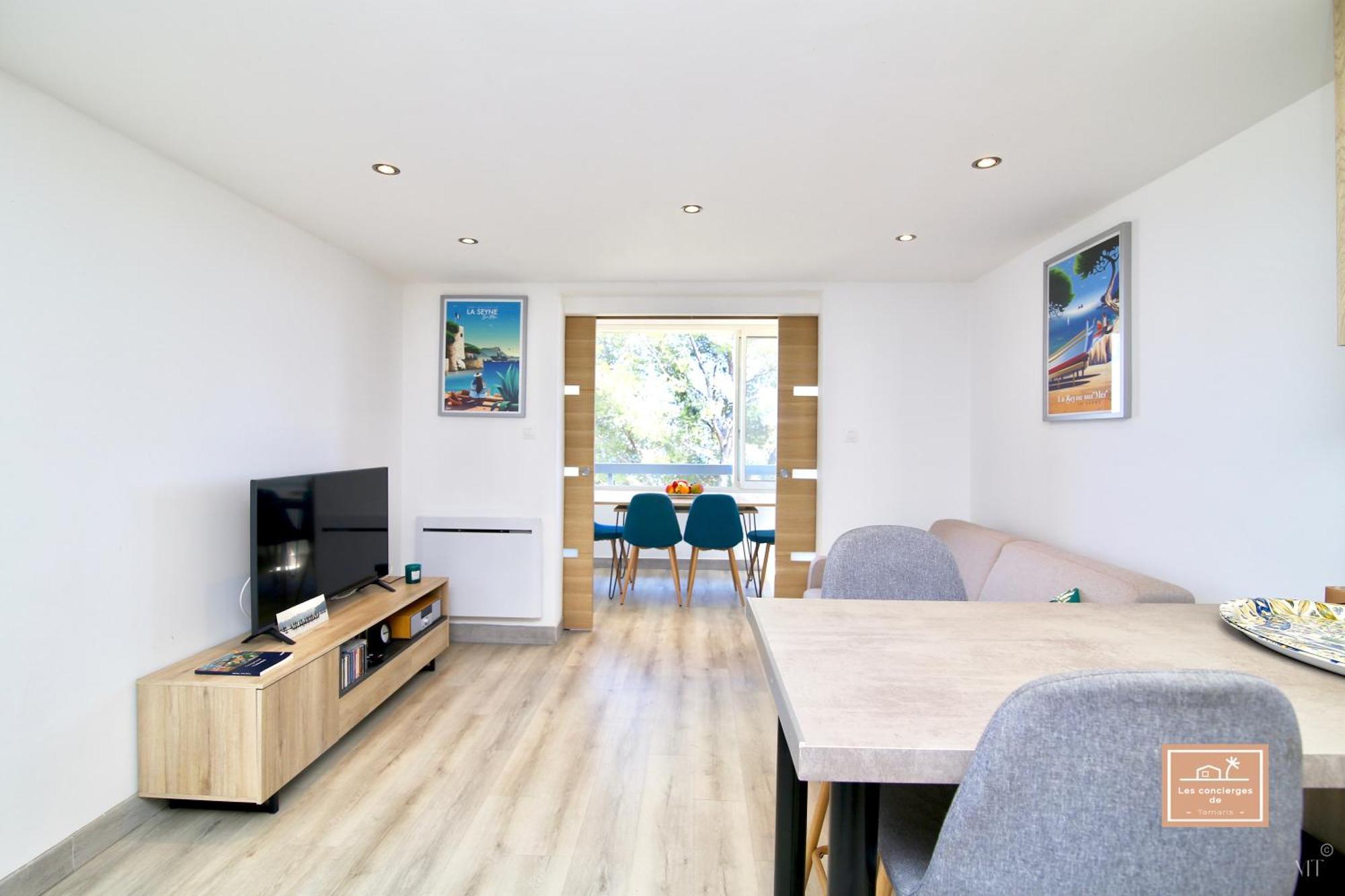 Apartment La Digue, 2 Chambres, Vue Et Piscine La Seyne-sur-Mer